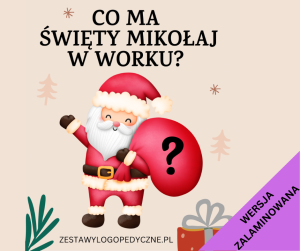 CO MA ŚWIĘTY MIKOŁAJ W WORKU? Wersja zalaminowana. Aktywna książka z symbolami PCS.